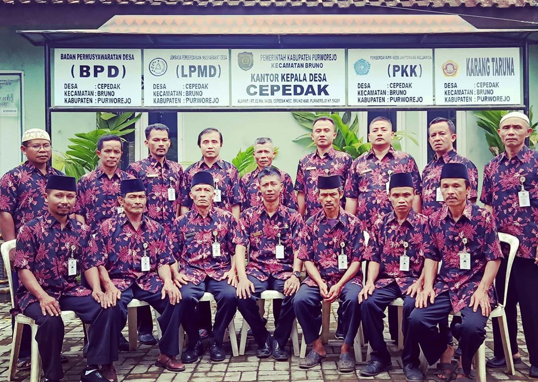 Data Aparat Pemerintah Desa Cepedak Per 31 Desember 2019