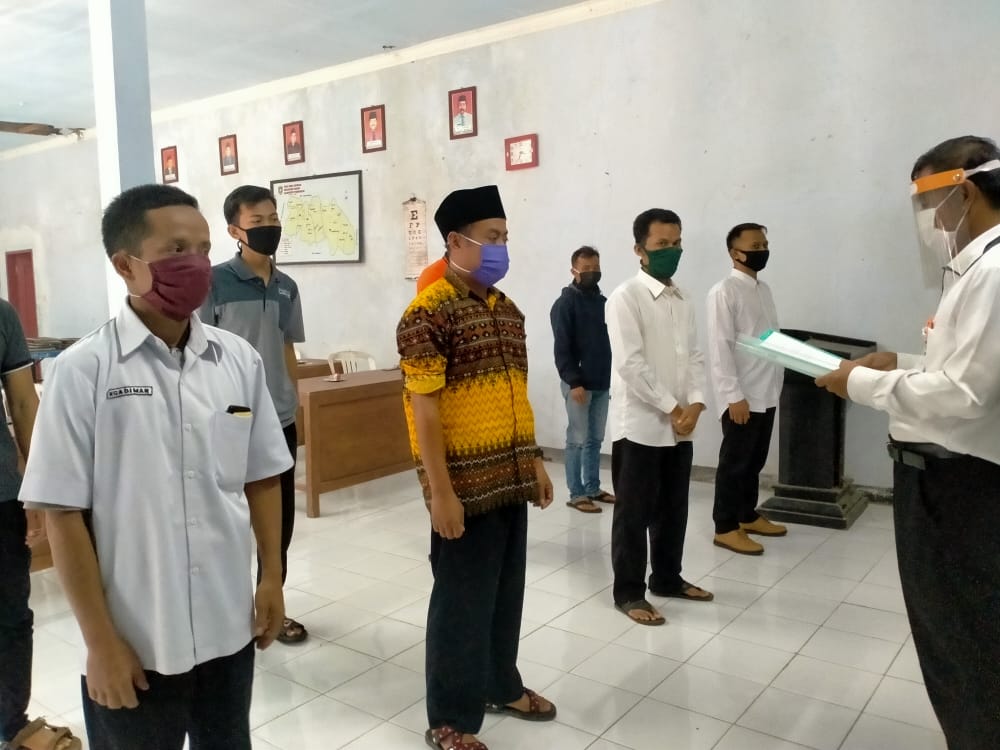 Pelantikan Petugas PPDP Jelang Pemilihan Umum Bupati dan Wakil Bupati Kabupaten Purworejo