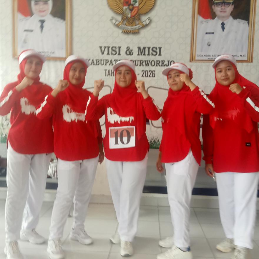 Senam Hari Merdeka Tahun 2025 Kecamatan Bruno